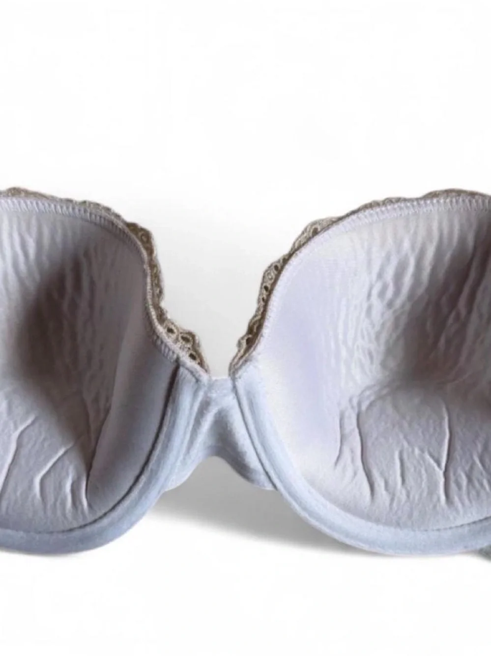 DKNY Perfect Lift T-Shirt Bra 34C Underwire Molded Padded Lace Trim Adjustable